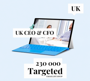 Targeted Email Lists - United Kingdom CEO CFO